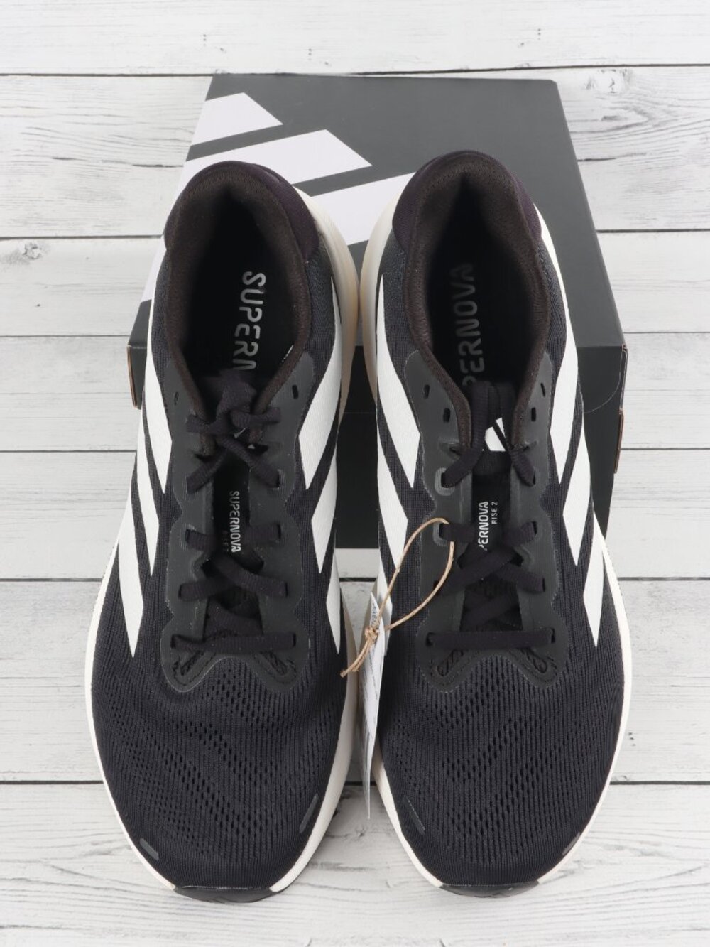 Adidas Womens Supernova Rise 2 Wide Running Sneakers Shoes - Black - Size 9.5 W